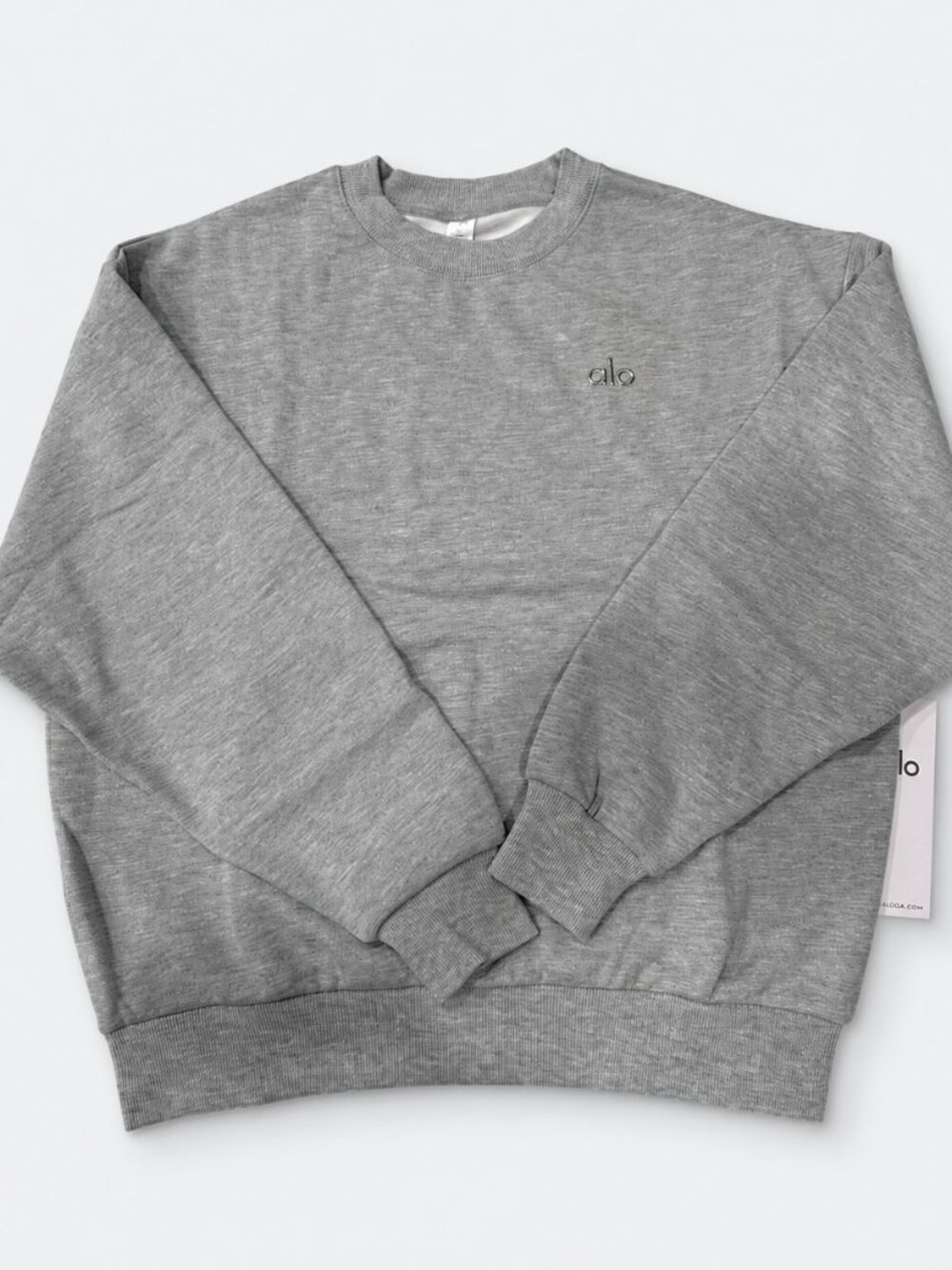 ALO Yoga Men’s Gray Crewneck Sweatshirt